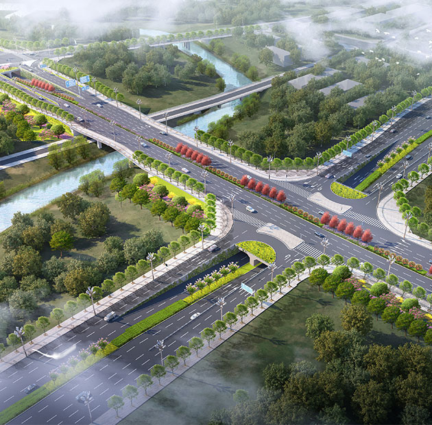 青鳳園道路建設(shè)項(xiàng)目